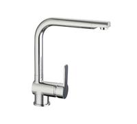 SCHÜTTE Mitigeur d'évier RIO 79816 – Robinet chromé monocommande bec haut orientable 360° Argenté