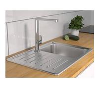 SCHÜTTE Mitigeur d'Evier avec Bec Verseur Haut CHICAGO Chrome Robinet Cuisine G