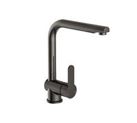 SCHÜTTE Robinet de cuisine RIO 79836 – Mitigeur monocommande, bec haut orientable à 360°, graphite