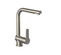 SCHÜTTE Mitigeur d'évier avec jet rétractable LONDON aspect d'inox