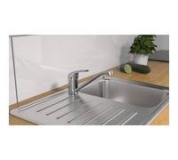 SCHÜTTE Mitigeur d'Evier FALCON à Basse Pression Chrome Robinet de Cuisine
