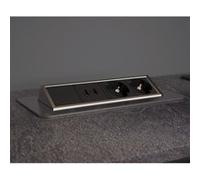 SCHÜTTE Prise intégrée à 2 voies E2 Noir G