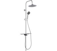 SCHÜTTE Set de douche aérien avec tablette AQUASTAR Anthracite-Chrome