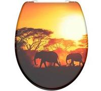 SCHÜTTE Siège de Toilette avec Fermeture en Douceur AFRICA Cuvette Lunette 438773 G
