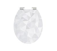 SCHÜTTE Siège de Toilette avec Fermeture en Douceur DIAMOND MDF Abattant