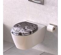 Schuette Abattant WC 80123 Grey Steel Motif