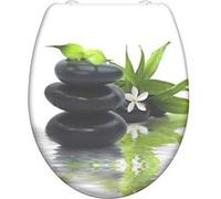 SCHÜTTE Siège de Toilette avec Fermeture en Douceur JASMIN Imprimé Abattant G