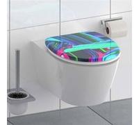 SCHÜTTE Siège de toilette avec fermeture en douceur NEON PAINT