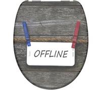 SCHÜTTE Siège de Toilette avec Fermeture en Douceur OFFLINE Cuvette Lunette G
