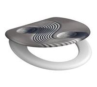 SCHÜTTE Siège de Toilette avec Fermeture en Douceur YIN & YANG Abattant WC G