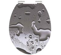 SCHÜTTE Siège de Toilette Brillant avec Fermeture en Douceur MDF Abattant WC