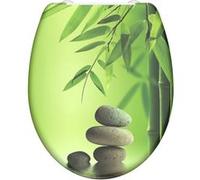 SCHÜTTE - Green Garden - 82365 - Abattant WC en Duroplast avec système d'abaissement automatique et fonction détachable, compatible avec la majorité des cuvettes WC