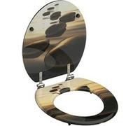 SCHÜTTE Siège de Toilette SEA STONE MDF Abattant WC Cuvette Lunette Maison G