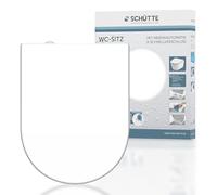 Schütte 82910 D- Form Abattant WC, Blanc