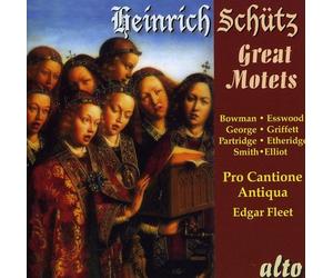 Schütz : Grands Motets. Pro Cantione Antiqua, Fleet.