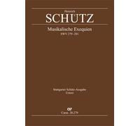 Schütz: Musikalische Exequien I-Iii / Conducteur