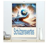Schützenswertes (hochwertiger Premium Wandkalender 2026 DIN A2 hoch), Kunstdruck in Hochglanz: Die Hand der Erde erinnert was uns am wertvollsten ist.