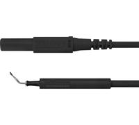 Schützinger AL 8322 / ZPK / 1 / 100 / SW Cordon adaptateur mâle 4 mm pointe de test noir 1 pc(s)