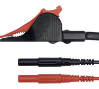 Schützinger Cordon de mesure mâle 4 mm Pince Kelvin 250.00 cm noir/rouge 1 pc(s)