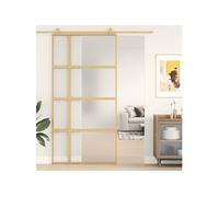 vidaXL Porte Coulissante, Porte Suspendue avec Butoir, Porte avec Panneaux Grange Cuisine Maison Intérieur, Doré Verre Dépoli et Aluminium https://www.fnac.com/mp49336362/vidaXL-Porte-coulissante-dore-102-5x205-cm-verre-ESG-depoli-aluminium/w-4?oref=d9b36f73-baac-059a-fd98-9ffa3450cbfa