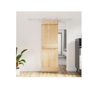Schuifdeur met beslag 70x210 cm massief grenenhout3203008