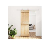 Schuifdeur met beslag 70x210 cm massief grenenhout3203086