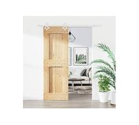 Schuifdeur met beslag 70x210 cm massief grenenhout3203165