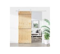 Schuifdeur met beslag 85x210 cm massief grenenhout3203256