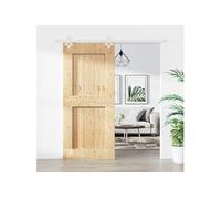 vidaXL Schuifdeur met beslag 90x210 cm massief grenenhout3203188 G