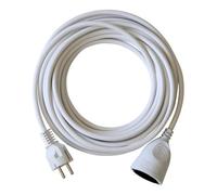 Schuko Câble d'extension Blanc 10 m