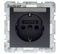 SCHUKO con portaet. S/B antracita