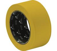 SCHULLER Adhésif de construction jaune | PVC masque Q | | résistante aux UV - 30 mm x 33 m - 1 rouleau