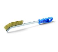Schuller Eh'klar Brosse Métallique convexe Longue en Laiton, Fil droit, 1 pièce