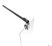 Schulte barre de fixation pour paroi de douche, verre 5 - 8 mm, barre de stabilisation, longeur 1220 mm, recoupable, aspect chromé