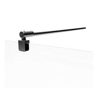 Schulte barre stabilisation noire 122cm pour douche verre 5/8mm recoupable