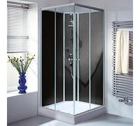 Schulte cabine de douche intégrale 90 x 90 x 200 cm argenté coulissante