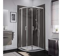 Schulte douche accès d’angle coulissant 90 x 90 x 190 cm chromé verre 5 mm