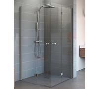 Schulte douche accès d'angle portes pliantes 100 x 100 x 192 cm argenté