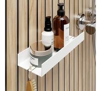 Schulte étagère douche adhésive sans perçage 28 x 9.5 x 3.5 cm blanc mat