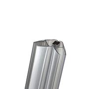 Schulte paire de joints magnétiques universels 45° dégrées, 201 cm recoupable, pour paroi porte de douche épaisseur verre 5-8 mm