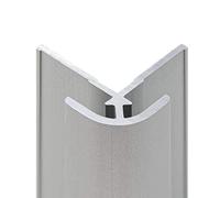 Schulte profilé d'angle extérieur 210 cm alu, panneau mural recoupable