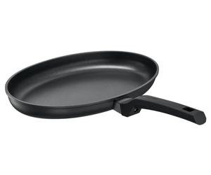 Schulte-Ufer Charisma i Poêle à poisson en fonte d'aluminium Noir 36 cm Ovale