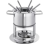 Schulte-Ufer Fondue Phoenix, inkl. 6 Steckgabeln, Edelstahl 18/10, 16 cm, 2 L, 69070-16