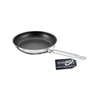 Schulte-Ufer GastroSUS Industar PLUS 163150-24 Poêle à frire en acier inoxydable avec structure de surface Universus pour induction 24 cm