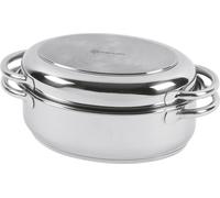 SCHULTE-UFER Rôtissoire ovale multi-usages 4,5 litres Ø30cm acier inoxydable