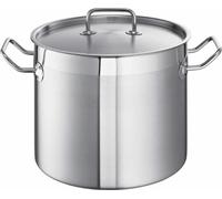 Schulte-Ufer Suppentopf Profi-Line i, Kochtopf, Universaltopf, Edelstahl 18/10, 24 cm, 9 L, 6466-24 i
