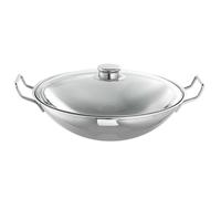 Schulte-Ufer Wok Bo-Lang i, Pfanne, inkl. Zubehör, Edelstahl 18/10, 36 cm, 5 L, 6659-36 i