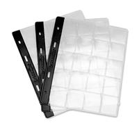 SCHULZ 10 Feuilles De Taille Moyenne Capable De 20 Pièces De Taille Midium pour Album Monnaie Contabile, Optima Classic Lighthouse (Str20)