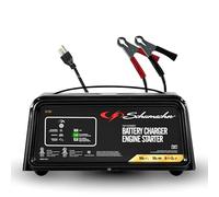 Schumacher Electric 2-in-1 Jump Starter and Battery Charger, SC1361 - Fully Automatic, 50 Cranking Amps, 12 Volts, for Motorcycle, Power Sport, Lawn Tractor, Car, SUV, Truck, and Marine Batteries