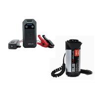 Schumacher Electric - Pack Roadtrip : Booster SBX505 + onduleur INV150 pour Voiture et Van - démarreur 1500A Lithium avec powerbank et Lampe LED + convertisseur 12V 230V 300W pour Alimentation Nomade